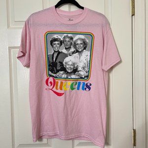 COPY - NWT GOLDEN GIRLS QUEEN PRIDE PINK TEE SIZE MEDIUM